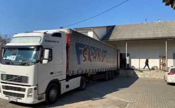 Kamióny s pomocou na Ukrajinu